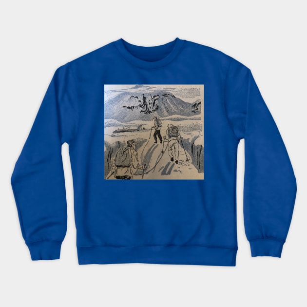 Up to the moutain! Crewneck Sweatshirt by Amourementation
